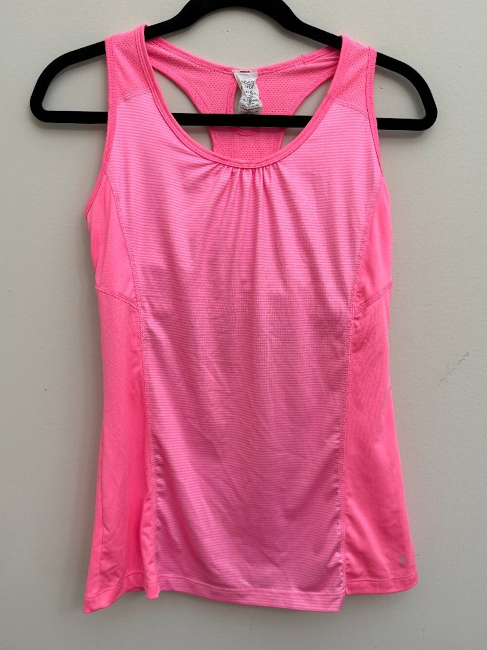 Pink Danskin Now Dri More Athletic Gym Built in Bra Tank - Size Medium (8-10)
